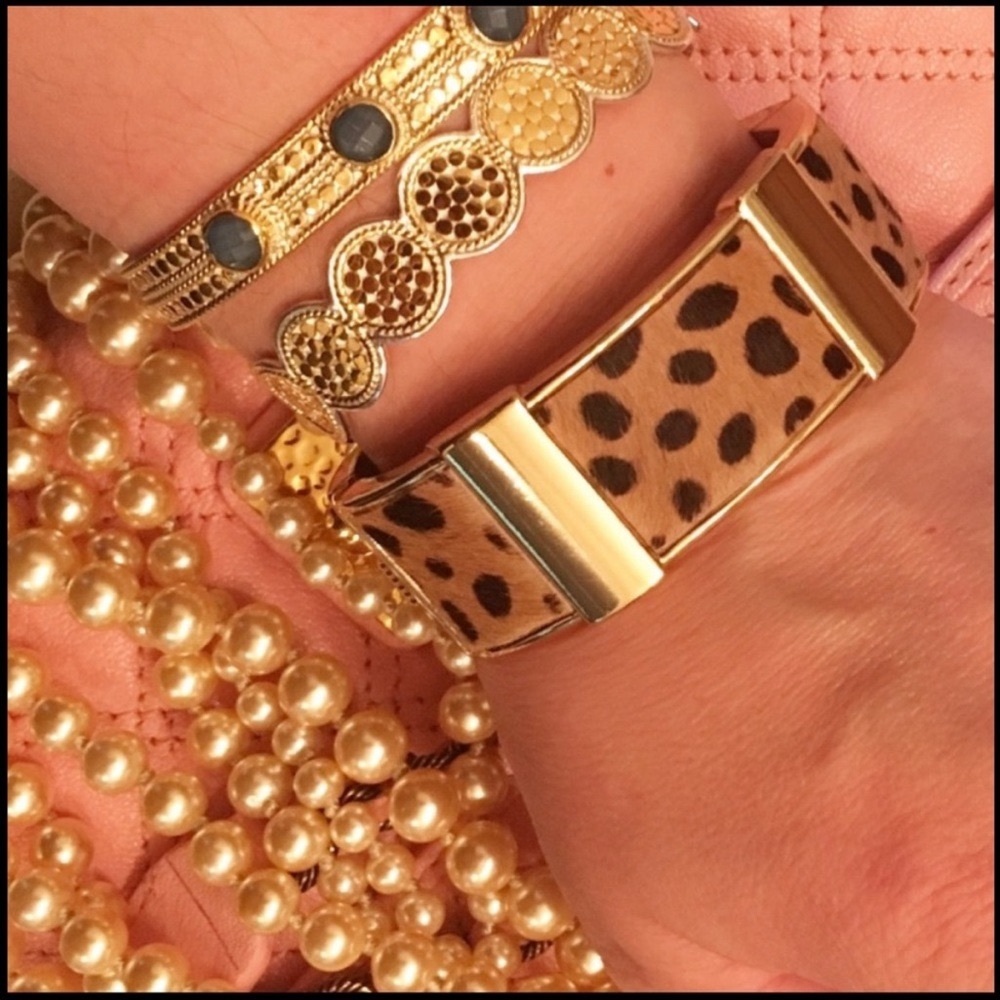 J. Crew “Wild Side” Calf Hair Bangle